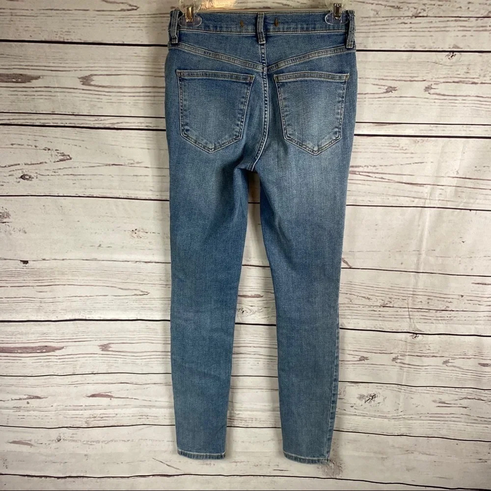 FREE People skinny jeans Sz 26 - Picture 3 of 6